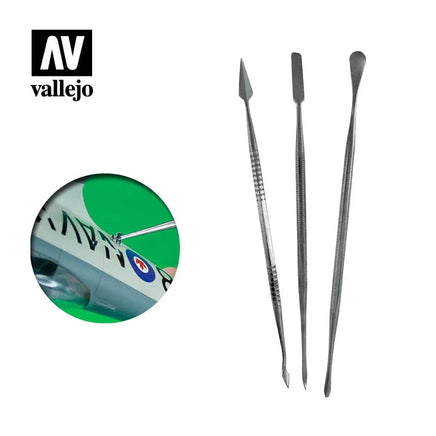 Vallejo Set of 3 Stainless Steel Carvers - 2002 - MPM Hobbies