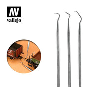 Vallejo Set of 3 Stainless Steel Probes - 2001 - MPM Hobbies