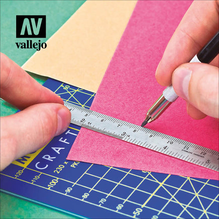 Vallejo Steel Rule 150mm 15003