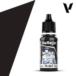 Vallejo 18ml Glossy Black - 70861