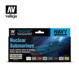 Vallejo 17ml Set of 8 Nuclear Submarines - 71611