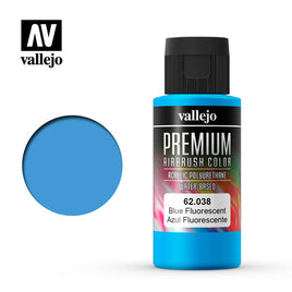 Vallejo 60ml Fluorescent Blue - 62038