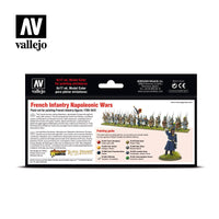 Vallejo Set of 8 (17ml) French Infantry Napoleonic Wars - 70164