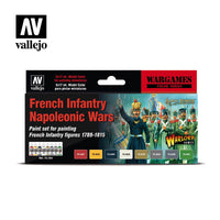 Vallejo Set of 8 (17ml) French Infantry Napoleonic Wars - 70164