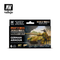 Vallejo Set of 6 (17ml) WWII German Armour - 70205