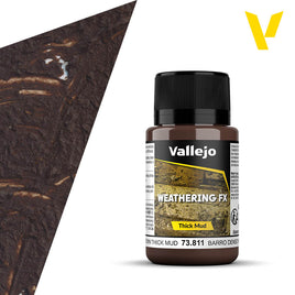 Vallejo 40ml Brown Thick Mud - 73811