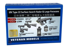 1/200 Veteran IJN type 22 surface search radar & large paravane