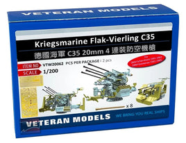 1/200 Veteran Kriegsmarine flak-Vierling c35