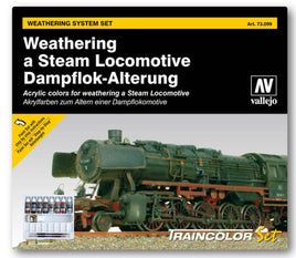 Vallejo 17ml Set of 9 Weathering a Steam Locomotive - 73099