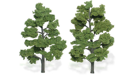 Woodland 2"-3" Ready Made Light Green Trees 1503 - MPM Hobbies