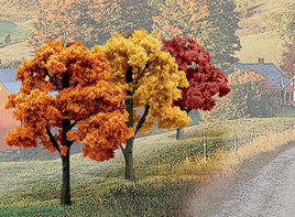 Woodland 3"-5" Ready Made Fall Colors Trees 1577 - MPM Hobbies