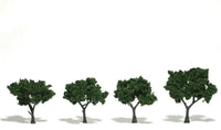 Woodland 4"-5" Scenics Ready Made Medium Green Trees 1510 - MPM Hobbies