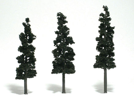 Woodland 4"-6" Ready Made Conifer Green Trees 1561 - MPM Hobbies