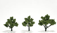 Woodland 5"-6" Ready Made Light Green Trees 1512 - MPM Hobbies