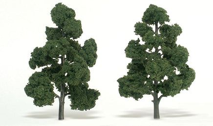 Woodland 8"-9" Ready Made Medium Green Trees 1519 - MPM Hobbies