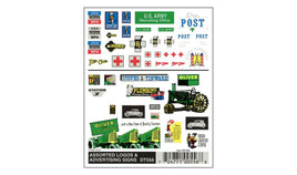 Woodland Assorted Logos and Advertising Signs 556 - MPM Hobbies