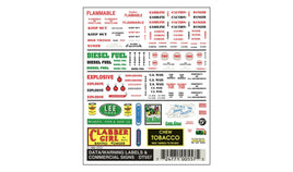 Woodland Data, Warning Labels and Commercial Signs 557 - MPM Hobbies