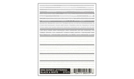 Woodland Mini-Series Lettering Black and White 575 - MPM Hobbies
