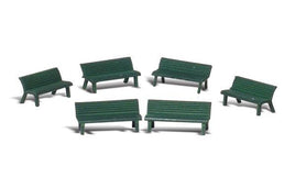 Woodland Park Benches - HO Scale #1879 - MPM Hobbies