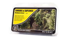 Woodland Shrubs & Saplings Medium Green #1129 - MPM Hobbies