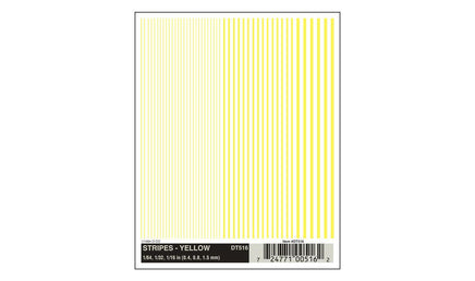 Woodland Stripes Decal Yellow 516 - MPM Hobbies
