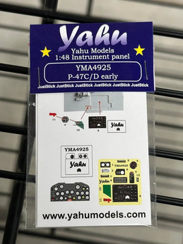1/48 Yahu Models P-47 C/D Early Instrument Panel - MPM Hobbies
