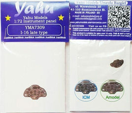 1/72 Yahu Models I-16 Late - Instrument Panel