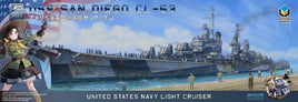 1/350 USS San Diego CL-53 1945 Light Cruiser Plastic Model Kit Plastic Model Kit
