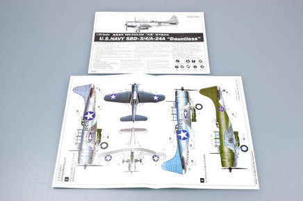 1/32 Trumpeter U.S. NAVY SBD-3/4/A-24A “Dauntless” 02242.