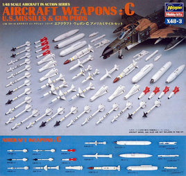 1/48 Hasegawa Weapons C- U.S. Missiles & Gun Pods 36003 - MPM Hobbies