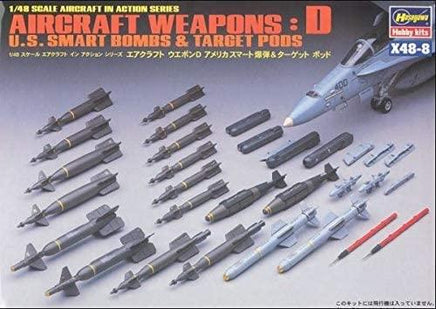 1/48 Hasegawa Weapons D- U.S. Smart Bombs & Target Pods 36008.