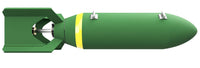 1/48 M-103 2000 lb. SAP Bomb (Set of 2) - MPM Hobbies
