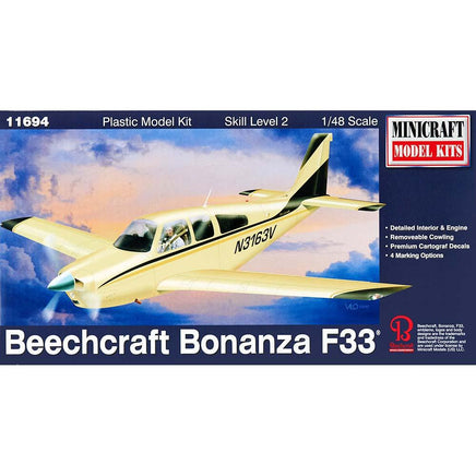 1/48 Minicraft Beechcraft Bonanza F-33 11694 - MPM Hobbies