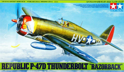 1/48 Tamiya Republic P-47D Thunderbolt "Razorback" 61086.