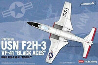 1/72 Academy USN F2H-3 Banshee VF-41 "BLACK ACES" 12548.