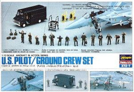 1/72 Hasegawa U.S. Pilot / Ground Crew Set 35007 - MPM Hobbies
