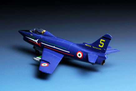 Delicate And Ingenious Aircraft Shape Is Perfectly Modeled; Painting Scheme Of Frecce Tricolori Of Italian Air Force Is Wonderfully Reproduced.