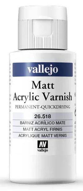 26.518 Vallejo Acrylic Matt Varnish 60ml - MPM Hobbies