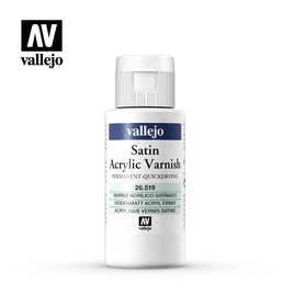 26.519 Vallejo Acrylic Satin Varnish 60ml - MPM Hobbies