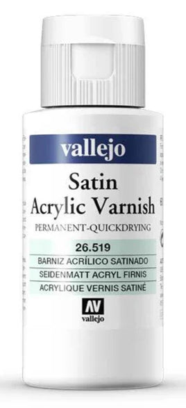 26.519 Vallejo Acrylic Satin Varnish 60ml - MPM Hobbies