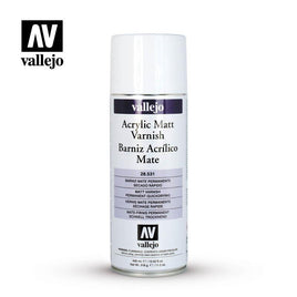 28.531 Vallejo Acrylic Matt Spray Varnish 400ml - MPM Hobbies