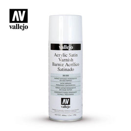 28.532 Vallejo Acrylic Satin Spray Varnish 400ml.