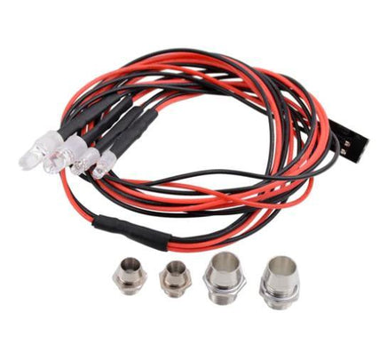 4 LED RC Light Kit- 2 White and 2 Red - MPM Hobbies
