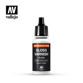 70.510 Vallejo Gloss Varnish 17ml - MPM Hobbies