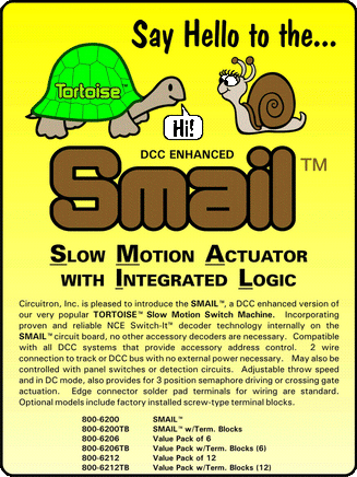 800-6200TB (SMAIL) Slow Motion Actuator with Integrated Logic w/Terminal Blocks - MPM Hobbies