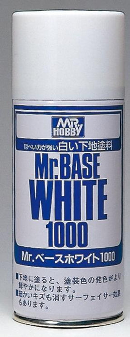 B518 Mr. Base White 1000 Spray 180ml - MPM Hobbies