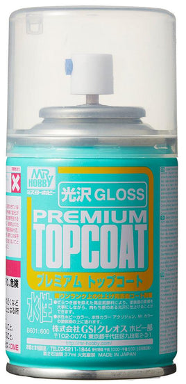 B601 Mr. Premium Topcoat Gloss - 601 - MPM Hobbies