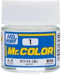 C1 Mr. Color Gloss White 10ml - MPM Hobbies