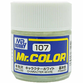 C107 Mr. Color Semi-Gloss Character White 10ml - MPM Hobbies