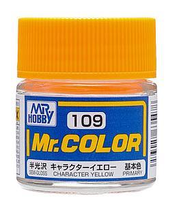 C109 Mr. Color Semi-Gloss Character Yellow 10ml.
